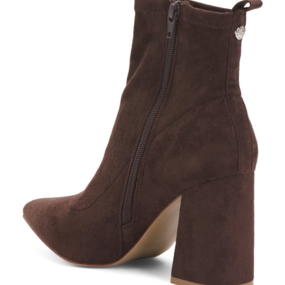 Steve madden Boots Suede Stretch Heel  NWB , Size 8.5. Womens Booties - Picture 5 of 8